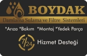 Boydak Damlama Sulama Filtre Sistemleri Satış ve Servisi