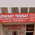 Kösesoy. Tesisat