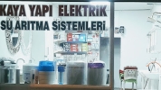 kaya yapı elektrik su tesisat su arıtma duşakabin banyo dolapları