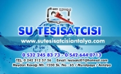 ANTALYA SU TESİSATCISI – MEHMET USTA